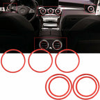AC Cover Outlet Ring Trim for Mercedes-Benz C-Class W205 (2015–2021)