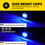 2M Blue LED Interior Decorative Strip Light for Car