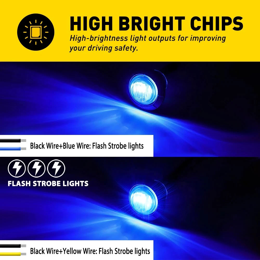 2M Blue LED Interior Decorative Strip Light for Car