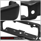 Rear Bumper Face Bar for Ford F-150 (2004–2006) Black Fleetside w/o Park Sensor Holes