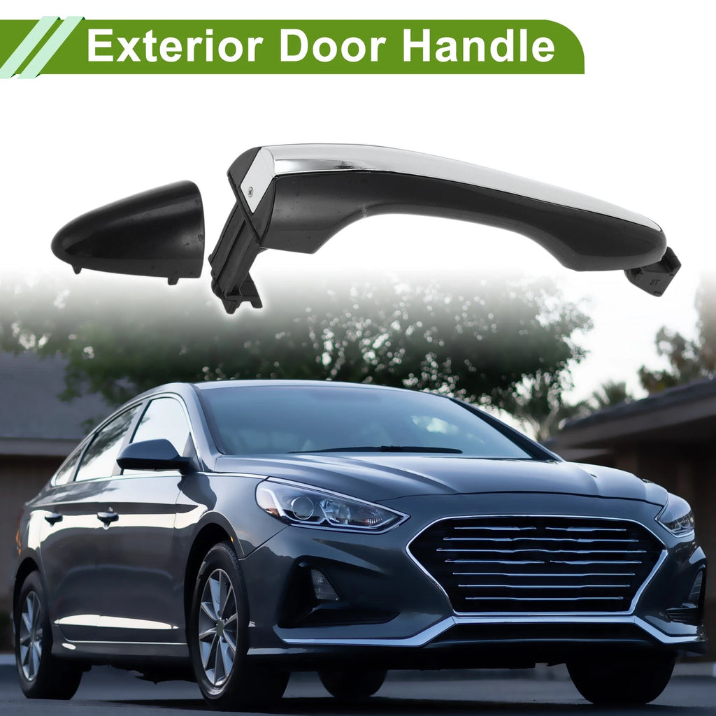 Exterior Door Handle for Hyundai Kia (No. 836522T000) Silver Tone Rear