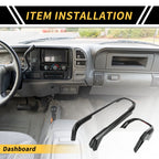 Set of 1 Carbon Fiber Dashboard Panel Cover Trim for Toyota Tacoma (2016–2023)