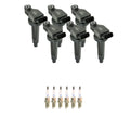 Set of 6 NGK Ignition Coils & Nickel Spark Plugs for Camry Sienna (1997–2006)