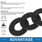 Set of 5 Oil Seal Rotary Shaft Seal Nitrile Rubber 25x52x5mm