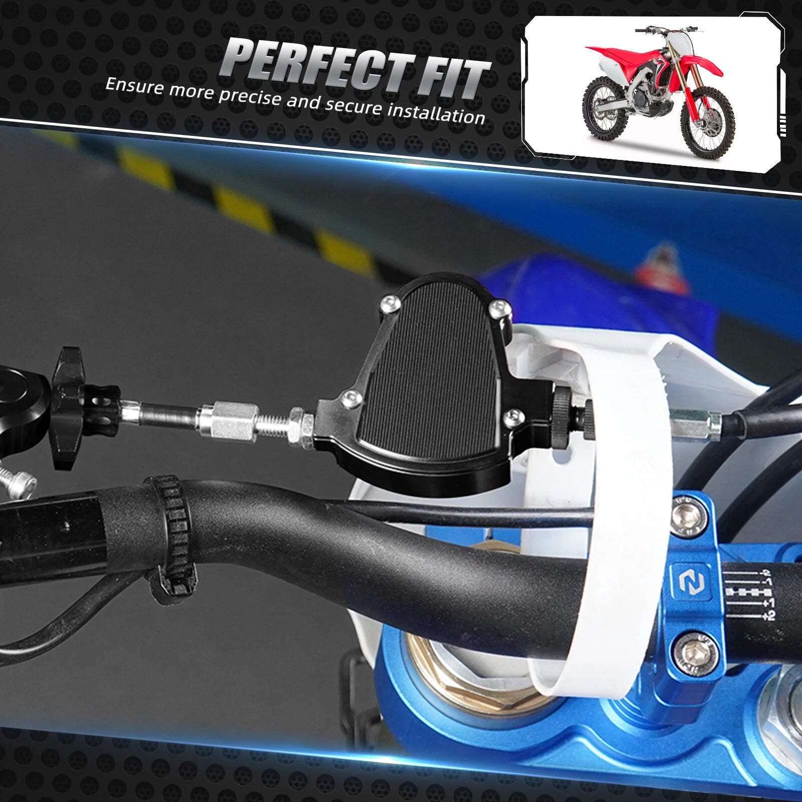 CNC Stunt Clutch Easy Pull Cable System for Suzuki RM65 RM85 RM125 RM250 DRZ400E (2000–2023)
