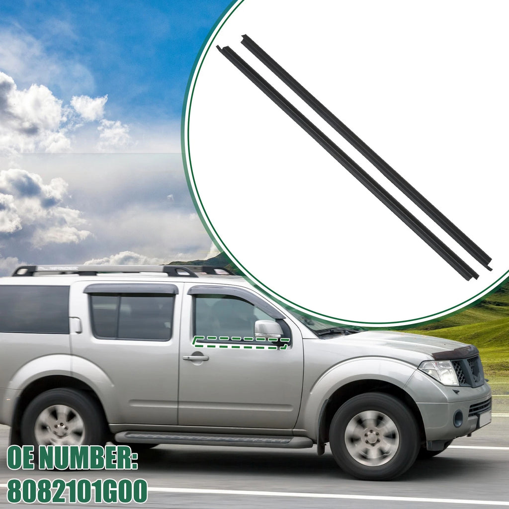 Set of 1 Window Weatherstrip Trim Seal Belt for Nissan (No. 8082101G00)