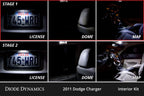 Interior LED Kit Cool White Stage 1 for Dodge Charger (2011–2023)