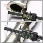 4" Rolled Tip Stainless Catback Exhaust Muffler for Honda Prelude H22A4 BB6