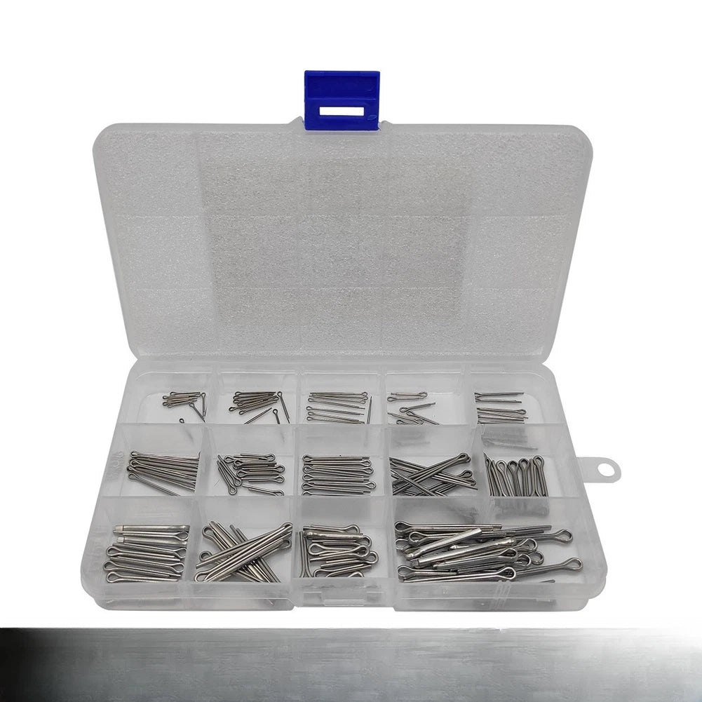150pcs Cotter Pins Stainless Steel 304 Assorted M1 M1.5 M2 M2.5 for M3