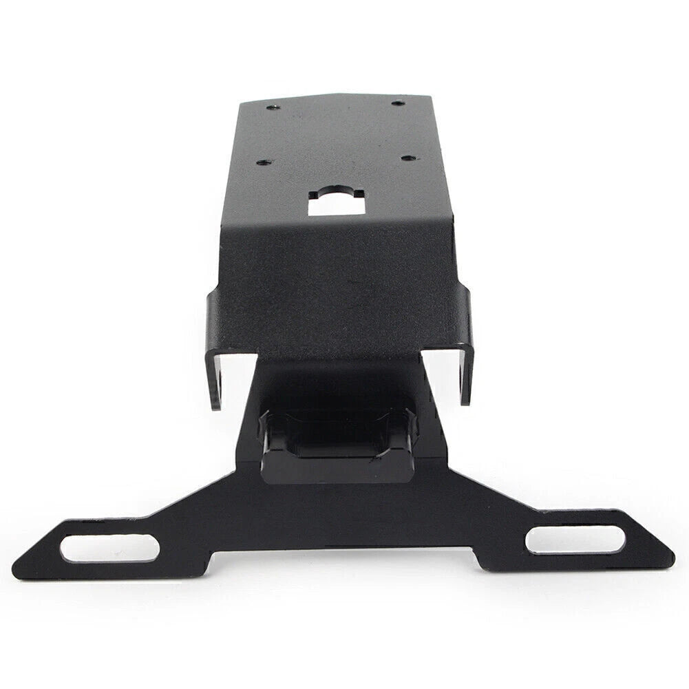 Set of 1 Black License Plate Holder for Kawasaki Ninja H2 SX (2019–2021)