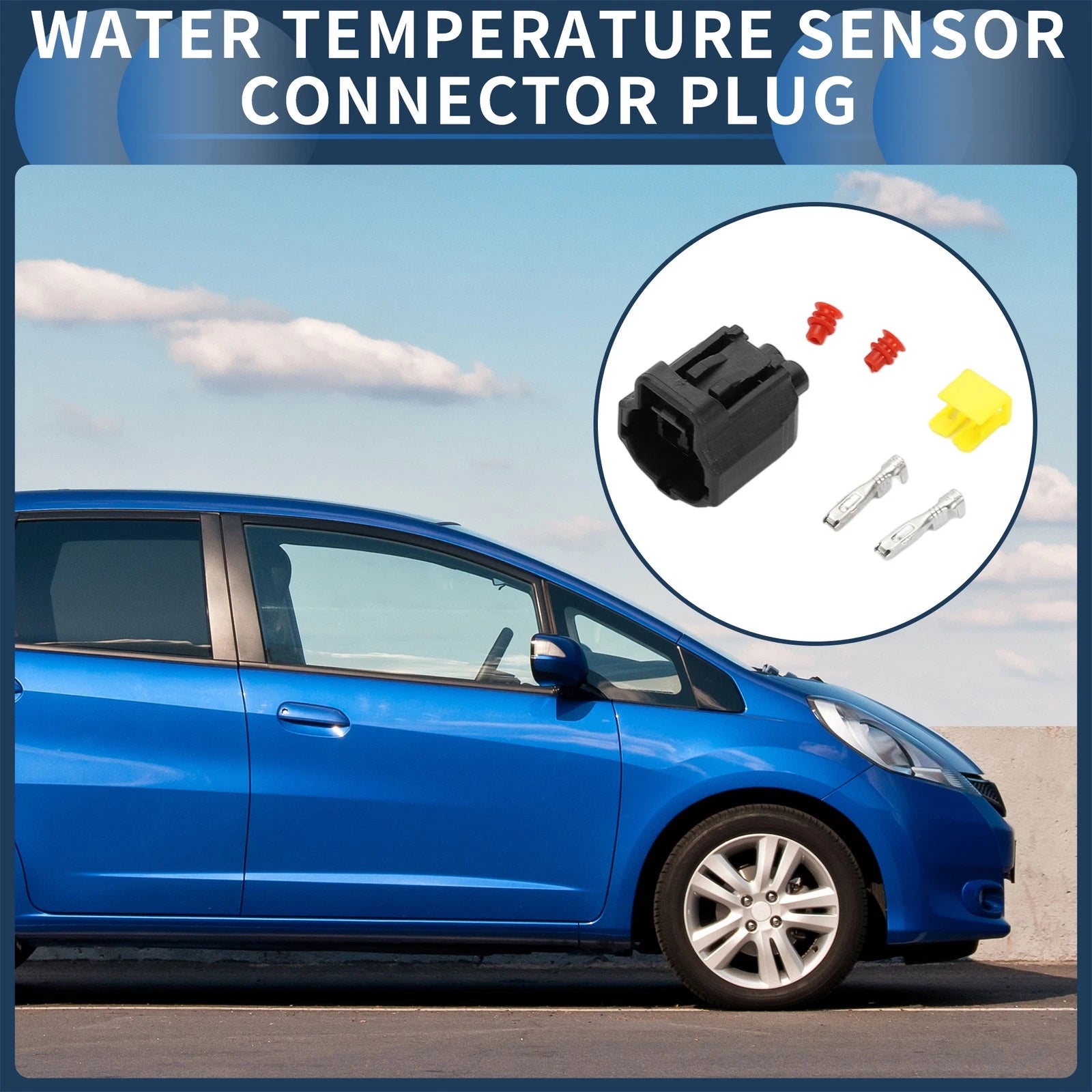 2 Pin Water Temperature Sensor Connector Plug for Honda 