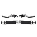 Folding Extendable Brake Clutch Lever Grip Set for Yamaha YZF R3 MT-03 (2015-2023)