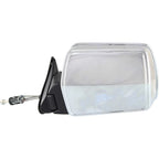 Manual Remote Mirror for Jeep Cherokee (1984–1996) Chrome Black Base