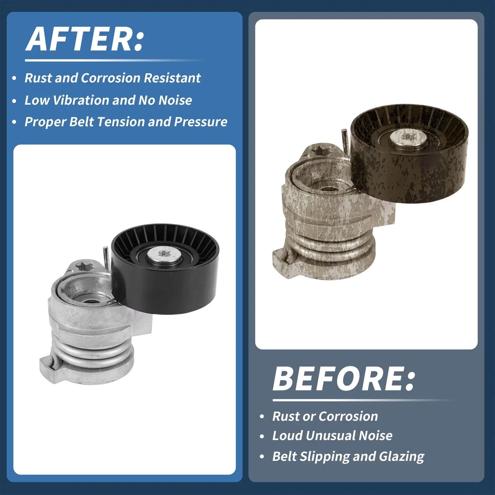 Belt Tensioner for BMW X5 (2006 - 2010) Metal 1 Pc