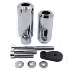 HTT Aluminum No Cut Frame Slider Crash Protector for Kawasaki ZX-6R (2005–2006)
