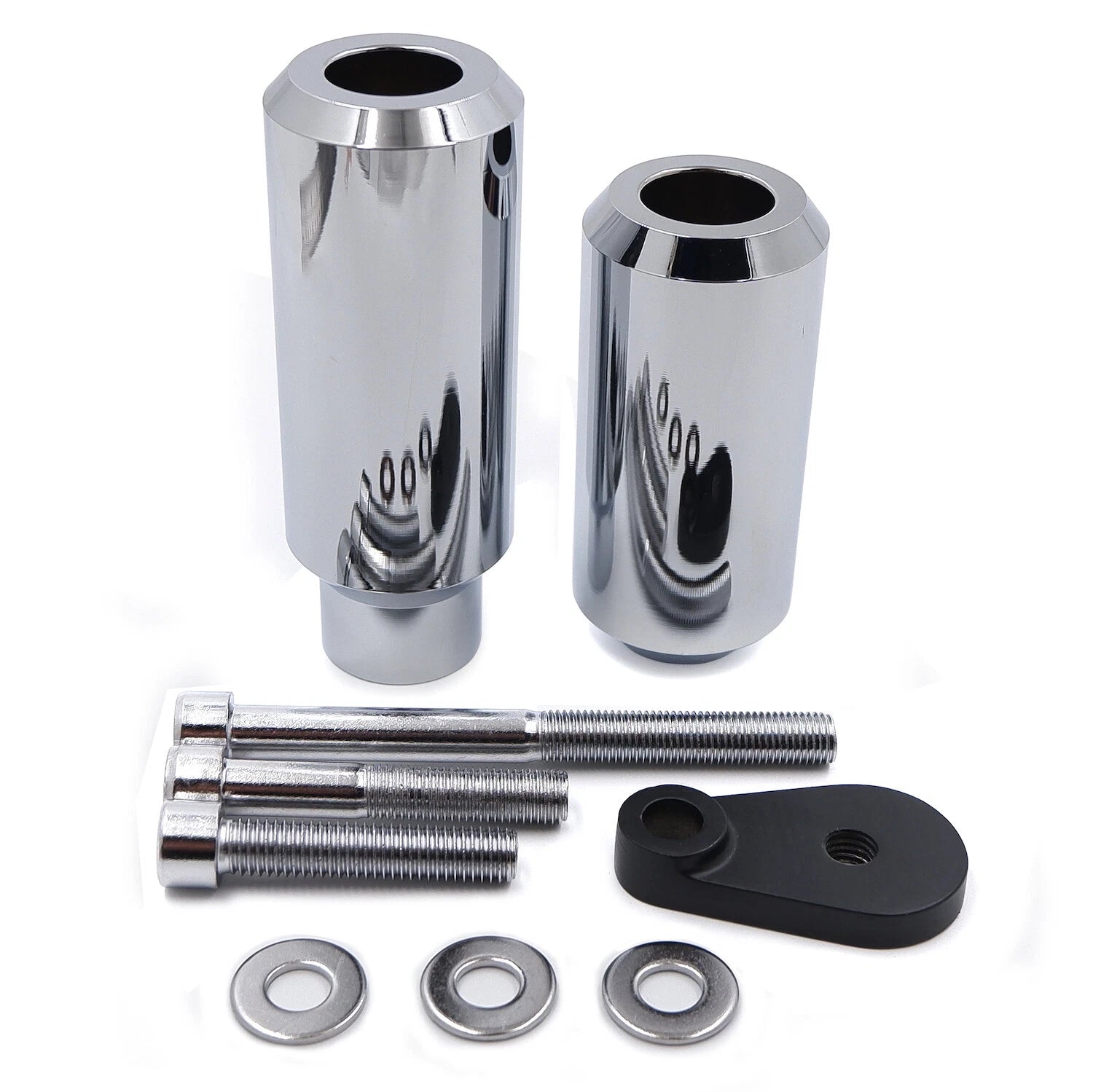 HTT Aluminum No Cut Frame Slider Crash Protector for Kawasaki ZX-6R (2005–2006)