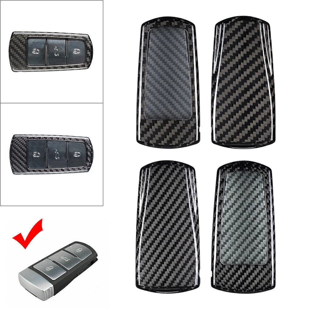 Carbon Fiber Remote Key Shell Cover for VW CC Passat B6 (2009–2012)