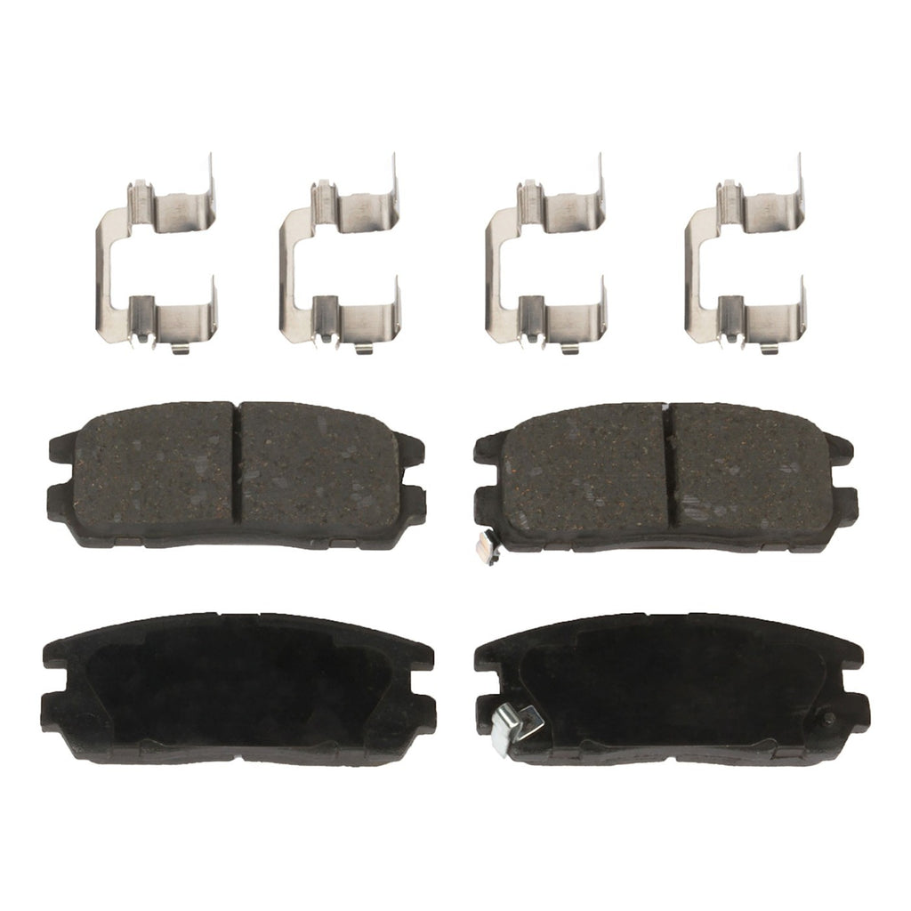 Set of 4 Ceramic Brake Pads for Isuzu Rodeo (2001–2004)