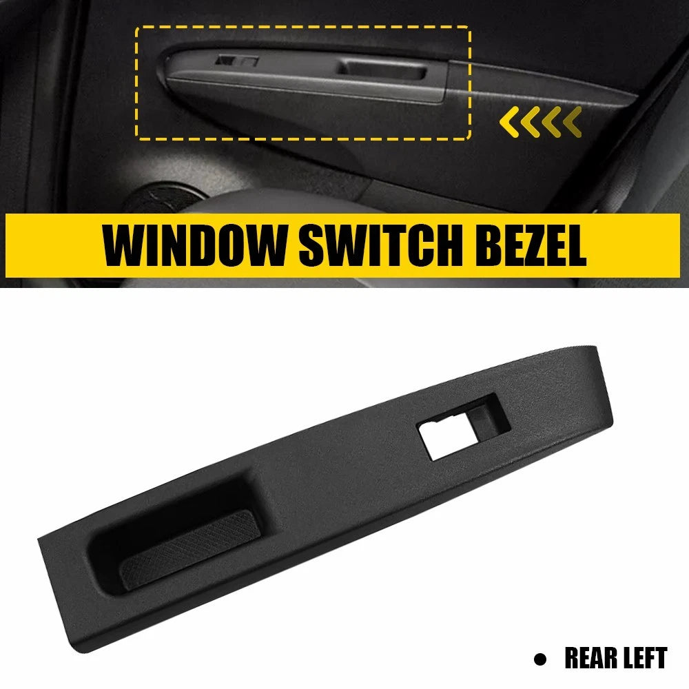 Rear LH Window Upper Switch Bezel Trim Panel for Toyota Yaris (2012–2014)
