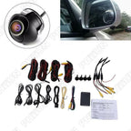 4 Way 360�� Bird View Panoramic Parking Camera System for Car DVR