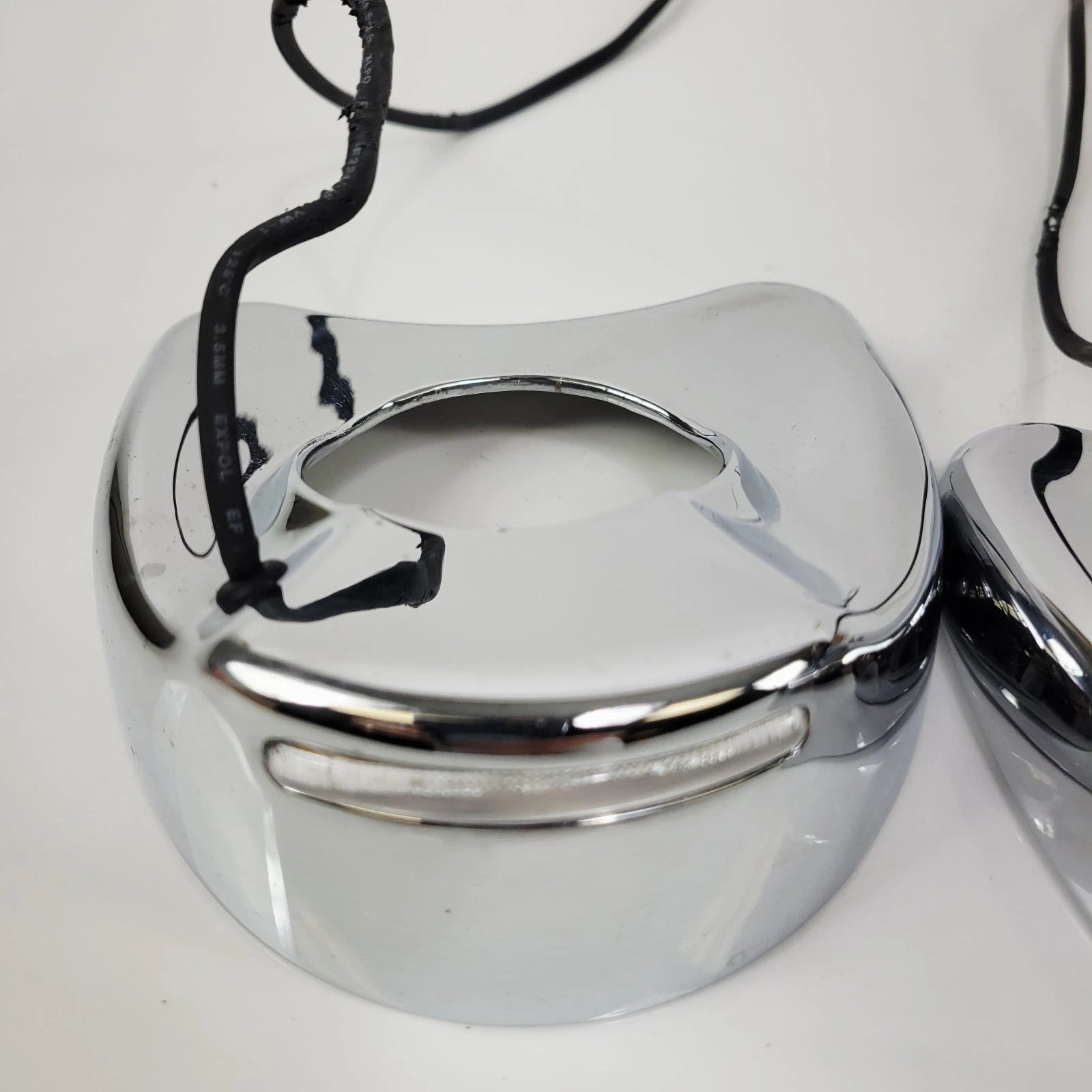 Chrome Illuminated Mirror Housing for Harley Street Glide (2014–2023)