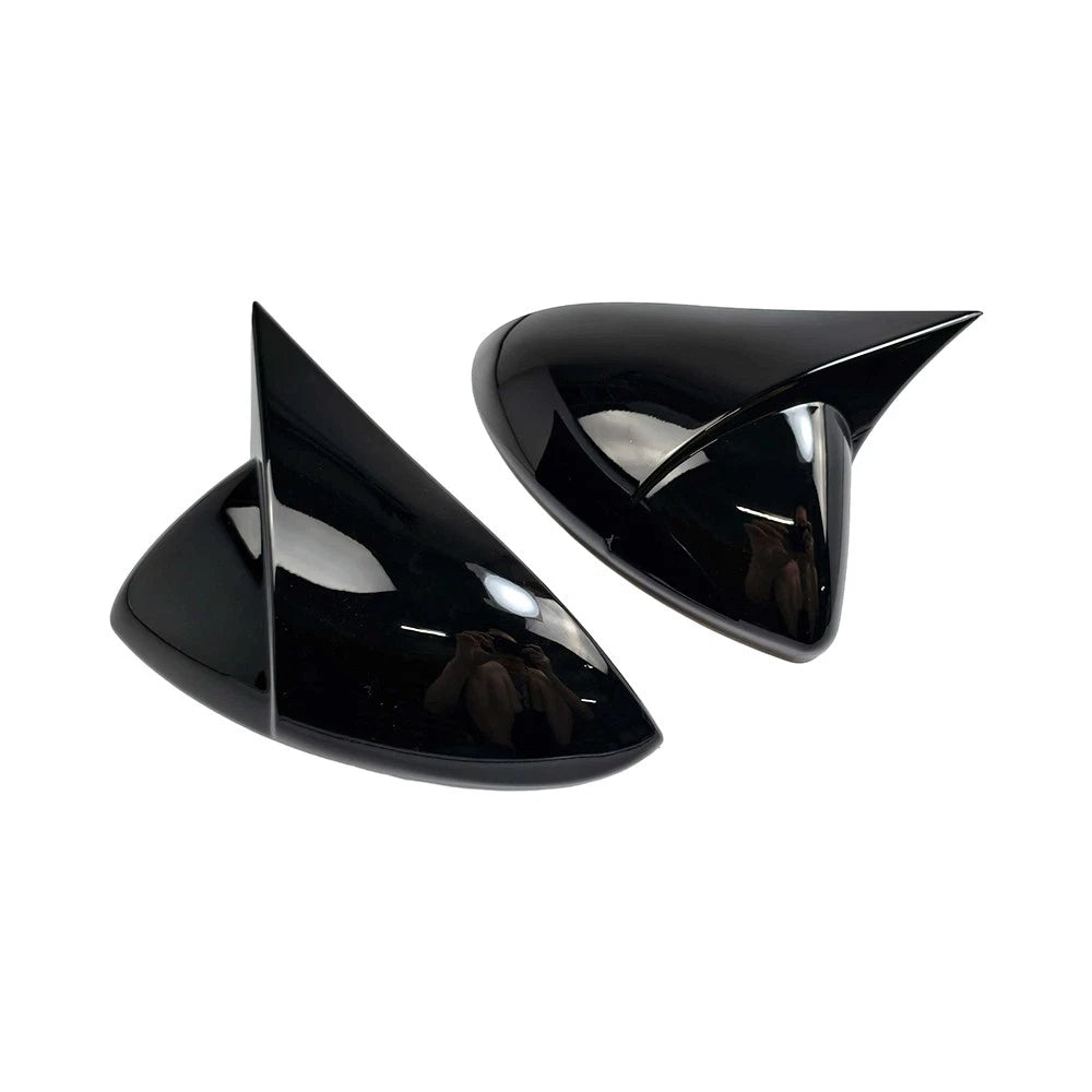 Gloss Black Horn Style Side Mirror Cap Cover for Buick Regal (2018–2020)