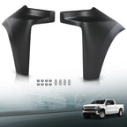 Front Bumper End Cap Extensions for Chevy Silverado 1500 (2019–2022)