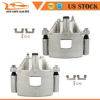 Set of 2 Front Brake Calipers with Bracket for Cadillac DeVille Buick LeSabre