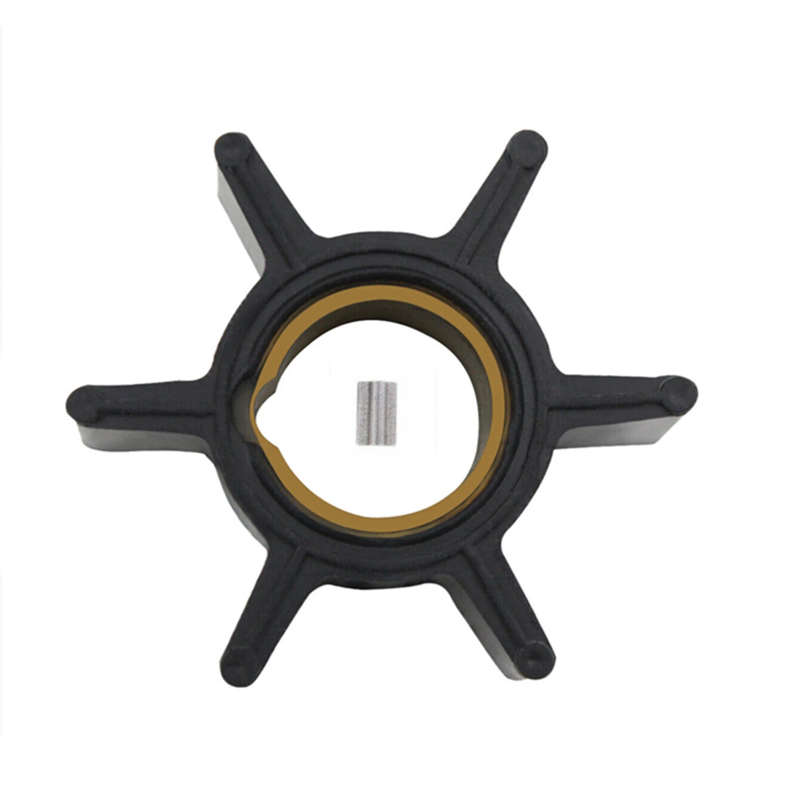 Pump Impeller with Key for Mercury Mariner 3.5HP 3.6HP 4HP (18-3054, 47-89980)