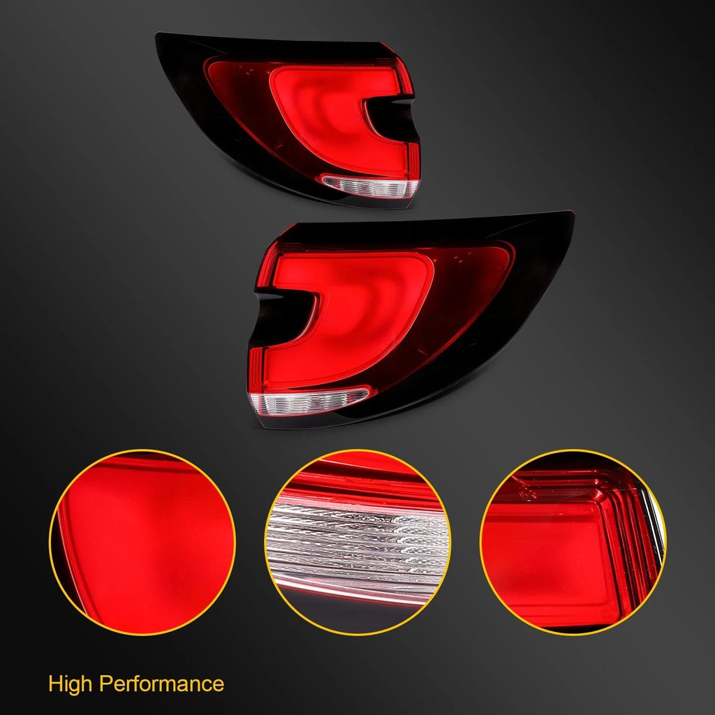 LED Tail Lights for Chrysler Pacifica Voyager (2021–2025) Pair