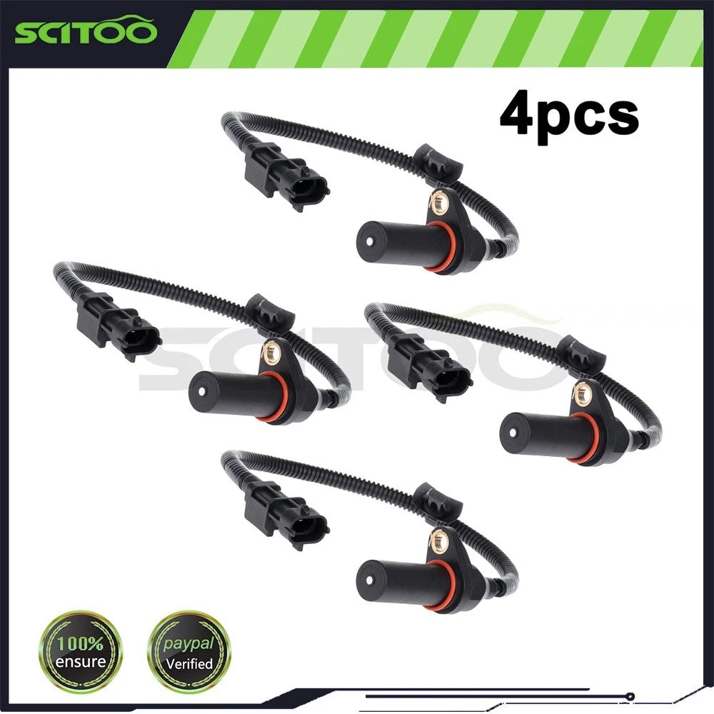 Set of 4 Crankshaft Position Sensors for Kia Forte Koup (2014)