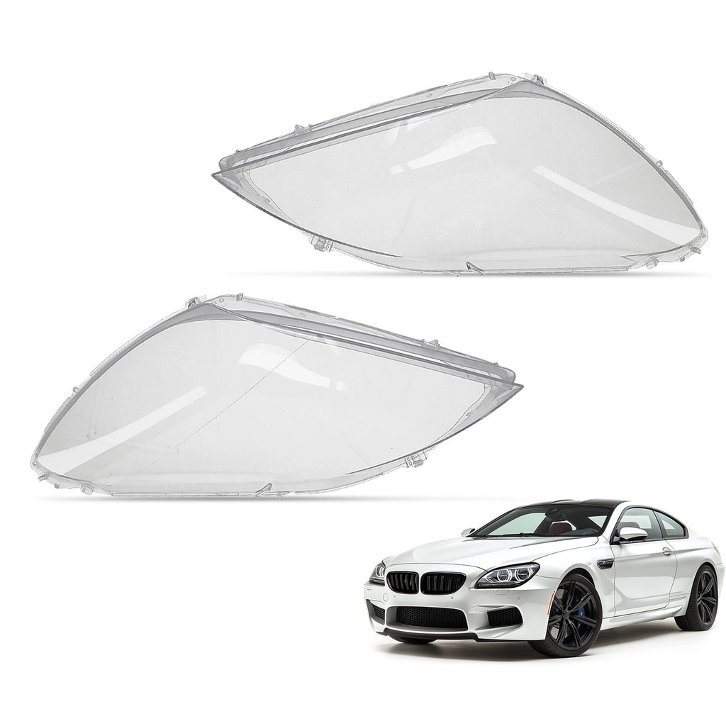 Clear Headlight Lens Cover for BMW 6 Series M6 F06 F12 F13 640i 650i (2012–2015)