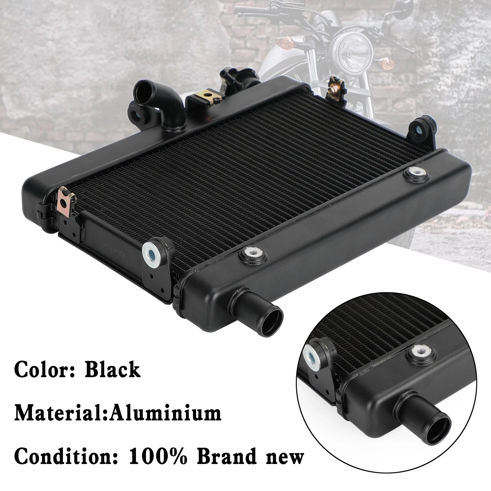 Radiator Cooling Cooler for Honda Rebel CM500 CMX500 (2017–2024)