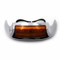 Front LED Fender Tip Light Orange Lens for Harley Street Glide FLHX (2014–2017)