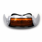 Front LED Fender Tip Light Orange Lens for Harley Street Glide FLHX (2014–2017)