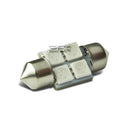 Set of 4 SMD 31MM Amber 5050 LED Dome/Map Light Bulbs for Auto Interior