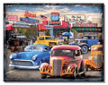 Rt 66 Springbok Art Tin Metal Sign for Man Cave Garage (12.5 X 16) #2977