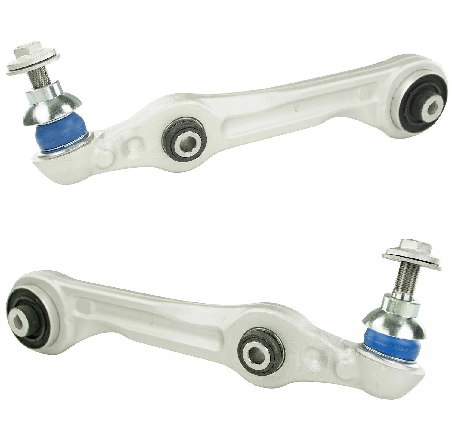 Set of 2 Front Lower Rearward Control Arms & Ball Joints for Mercedes W222 C217