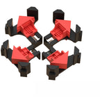 4 Piece Adjustable Right Angle Clamp Set 5-22mm for Wood Frame Projects