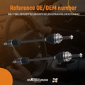 2X CV Axle Shaft for Subaru Impreza (2004–2006) & Forester (2003–2008) 2.5L