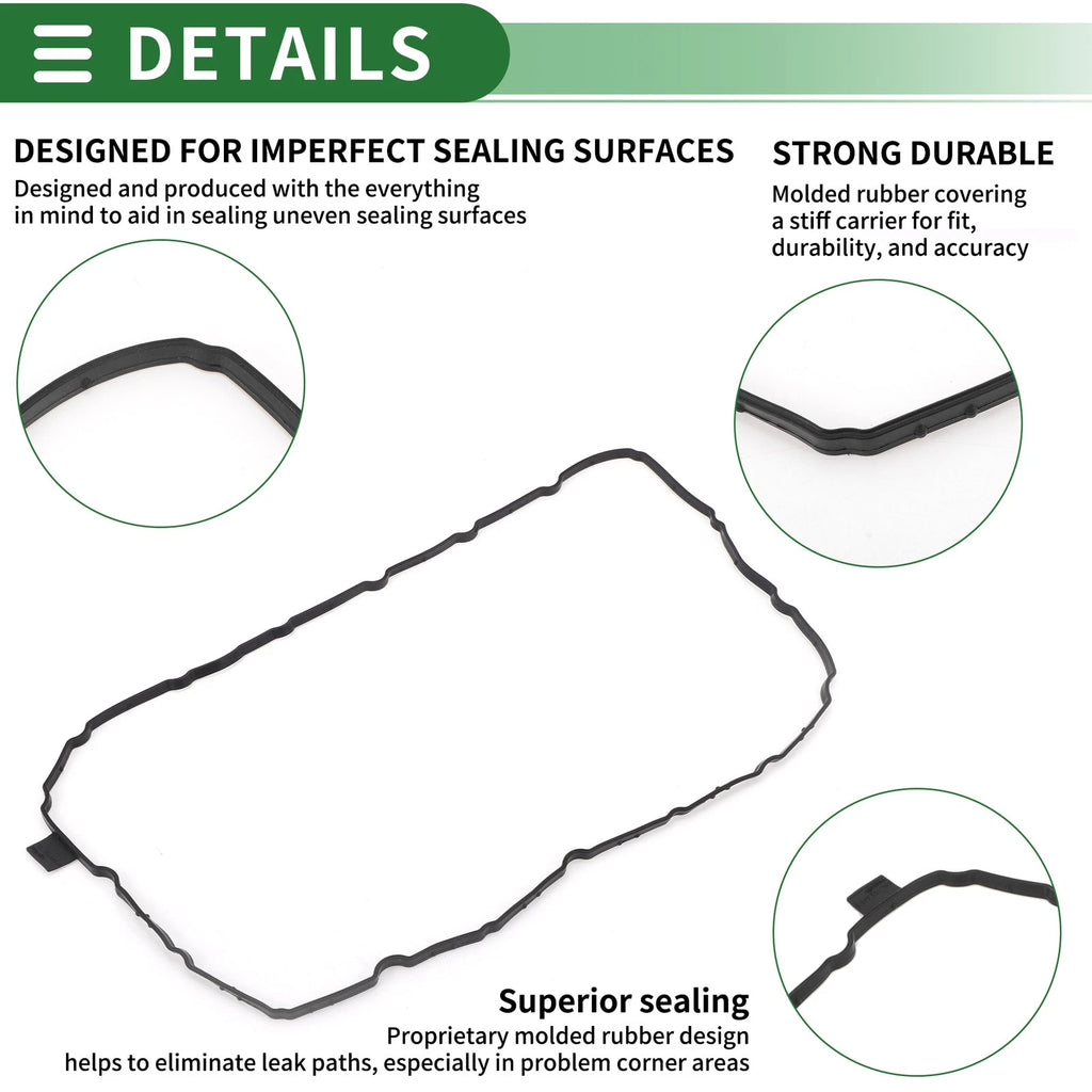 Oil Pan Gasket No. 06L103649B for Audi A7 Sportback (2015–2018), A8 (2016–2018)