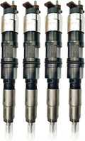 Set of 4 Common Rail Injectors 095000-6490 for John Deere HPCR 4045T 6068T