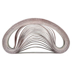 Set of 24 Sanding Belts for Belt Sander (30 in, Grit 60-400)