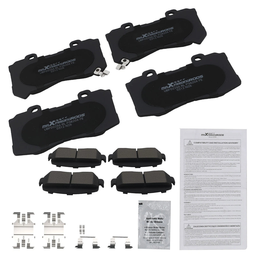 Ceramic Brake Pads Kit for Chevrolet Colorado GMC Canyon (2015–2020)