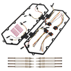 Set of 8 Glow Plugs & Gasket for Ford Powerstroke 7.3L (1994–1997)