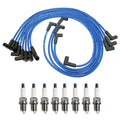 NGK 8mm Wire Set & Denso Spark Plug Kit for Camaro Corvette (5.7L V8)