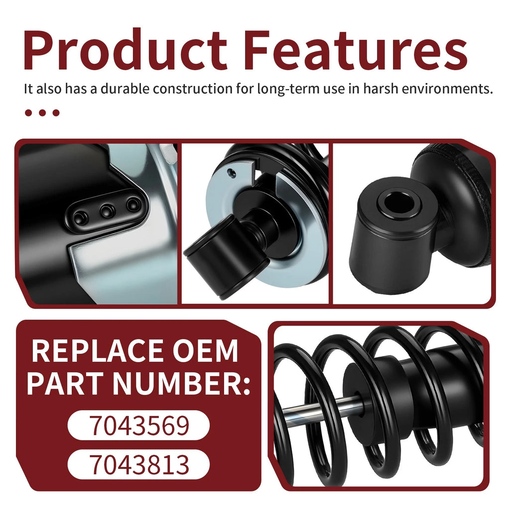 Rear Shock Absorbers 7043569 7043813 for Polaris Sportsman 550 850 Touring (2010)