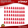 50 PCS Moulding Clips for Mercedes-Benz R107 W108 W109 W123 R129 (1971–1991)