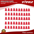 50 PCS Moulding Clips for Mercedes-Benz R107 W108 W109 W123 R129 (1971–1991)