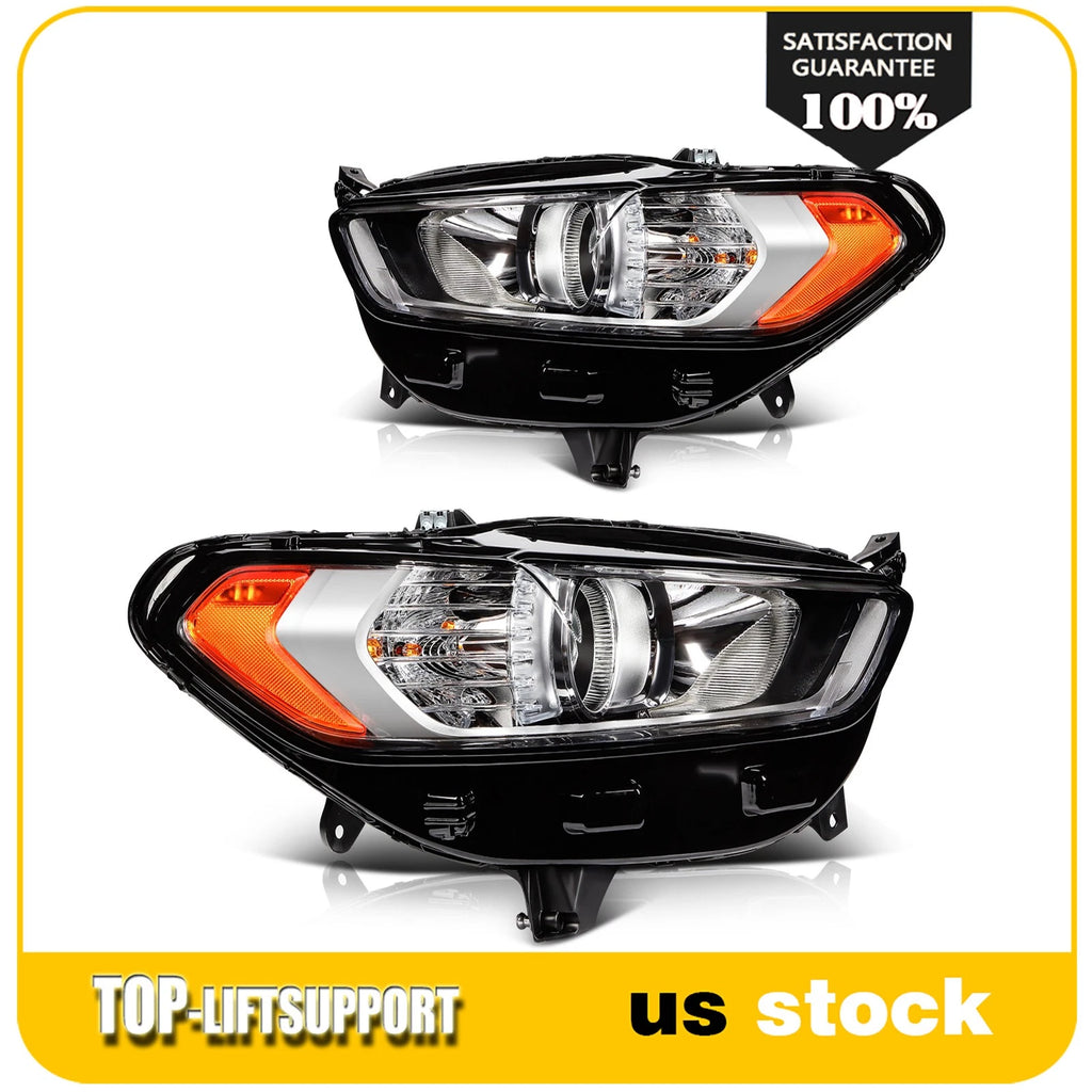 Headlight Assembly for Ford Fusion (2013–2016) Projector Left + Right